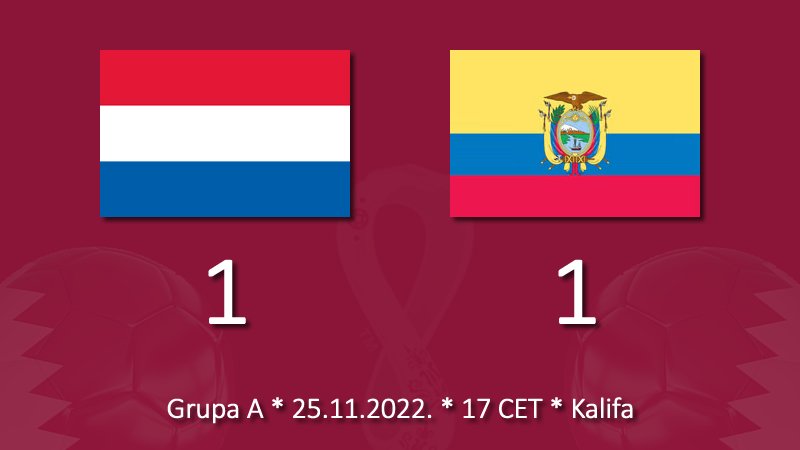 Remi Holandije i Ekvadora.