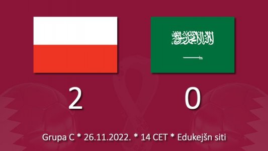 Poljaci dobili Saudijce rezultatom 2:0