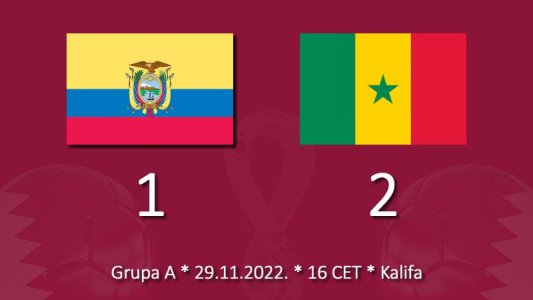 Senegalci pobedili Ekvador i otišli u osminu finala